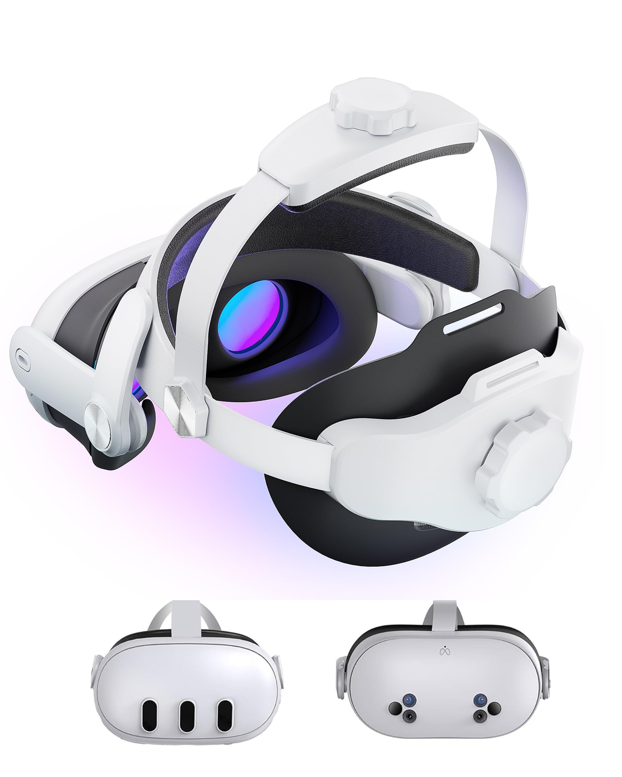 Meta Quest 3S Strap Adjustable Replacement Quest 3S Elite Head Strap Quest 3S Accessories Easy Installation VR Headband Reduces Facial Stress with білий
Meta Quest 3S Strap Adjustable Replacement Quest 3S Elite Head Strap Quest 3S Accessories Easy Installation VR Headband Reduces Facial Stress with білий