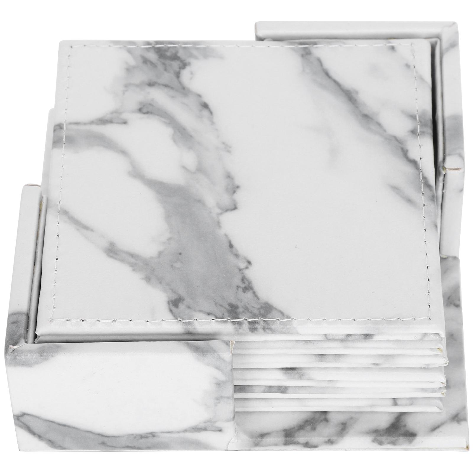 Nordic Style Cup Mat Marble Pattern Coaster Heat Insulated Waterproof Artificial Leather Placemat
Nordic Style Cup Mat Marble Pattern Coaster Heat Insulated Waterproof Artificial Leather Placemat