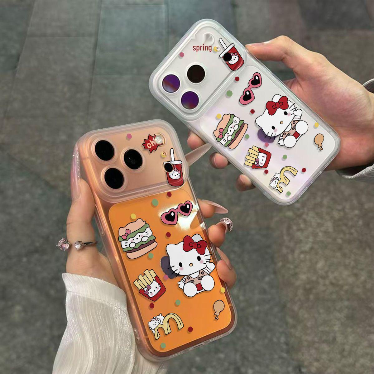 Transparent Button Phone Case for Apple 17/16/15/14, 17 Pro Max Hamburger KT Cat 16 Pro Soft Apple 16 Pro Max Integrated Button
Transparent Button Phone Case for Apple 17/16/15/14, 17 Pro Max Hamburger KT Cat 16 Pro Soft Apple 16 Pro Max Integrated Button