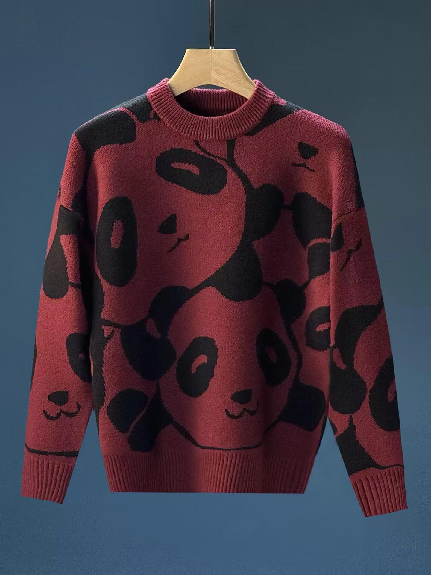 Men s Round Neck Thick Knit Sweater - Autumn/Winter Loose Fit Hong Kong Style L червоний
Men s Round Neck Thick Knit Sweater - Autumn/Winter Loose Fit Hong Kong Style L червоний