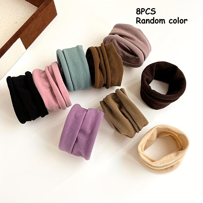 8pcs Elegant & Vintage-Inspired Seamless Hair Ties Set - Durable, High Elasticity, Wide Fabric Bands For Women, daily use
8pcs Elegant & Vintage-Inspired Seamless Hair Ties Set - Durable, High Elasticity, Wide Fabric Bands For Women, daily use