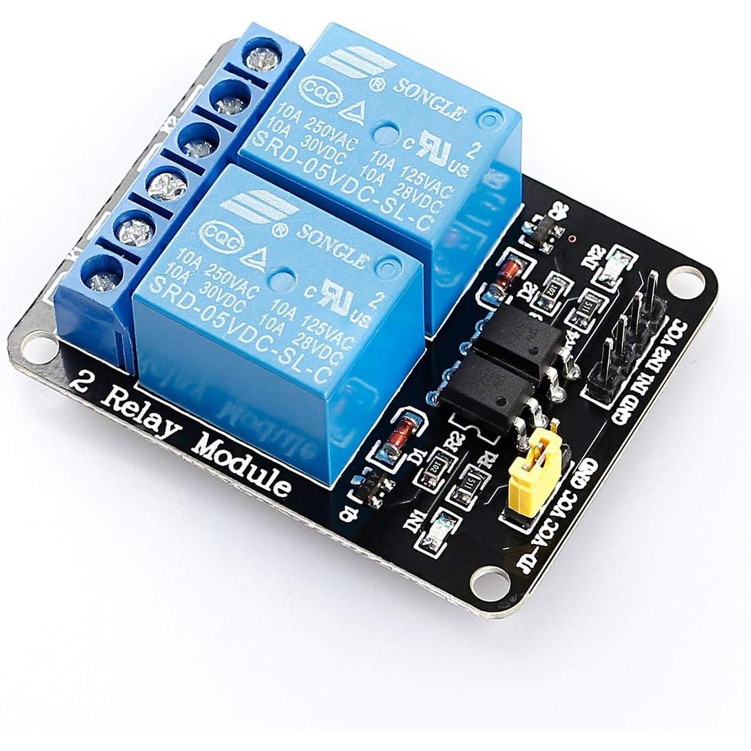 2 Channel DC 5V Relay Module with Optocoupler Low Level Trigger Expansion Board Compatible with Arduino R3 MEGA 2560 1280 DSP AR 5V 2WAY
2 Channel DC 5V Relay Module with Optocoupler Low Level Trigger Expansion Board Compatible with Arduino R3 MEGA 2560 1280 DSP AR 5V 2WAY