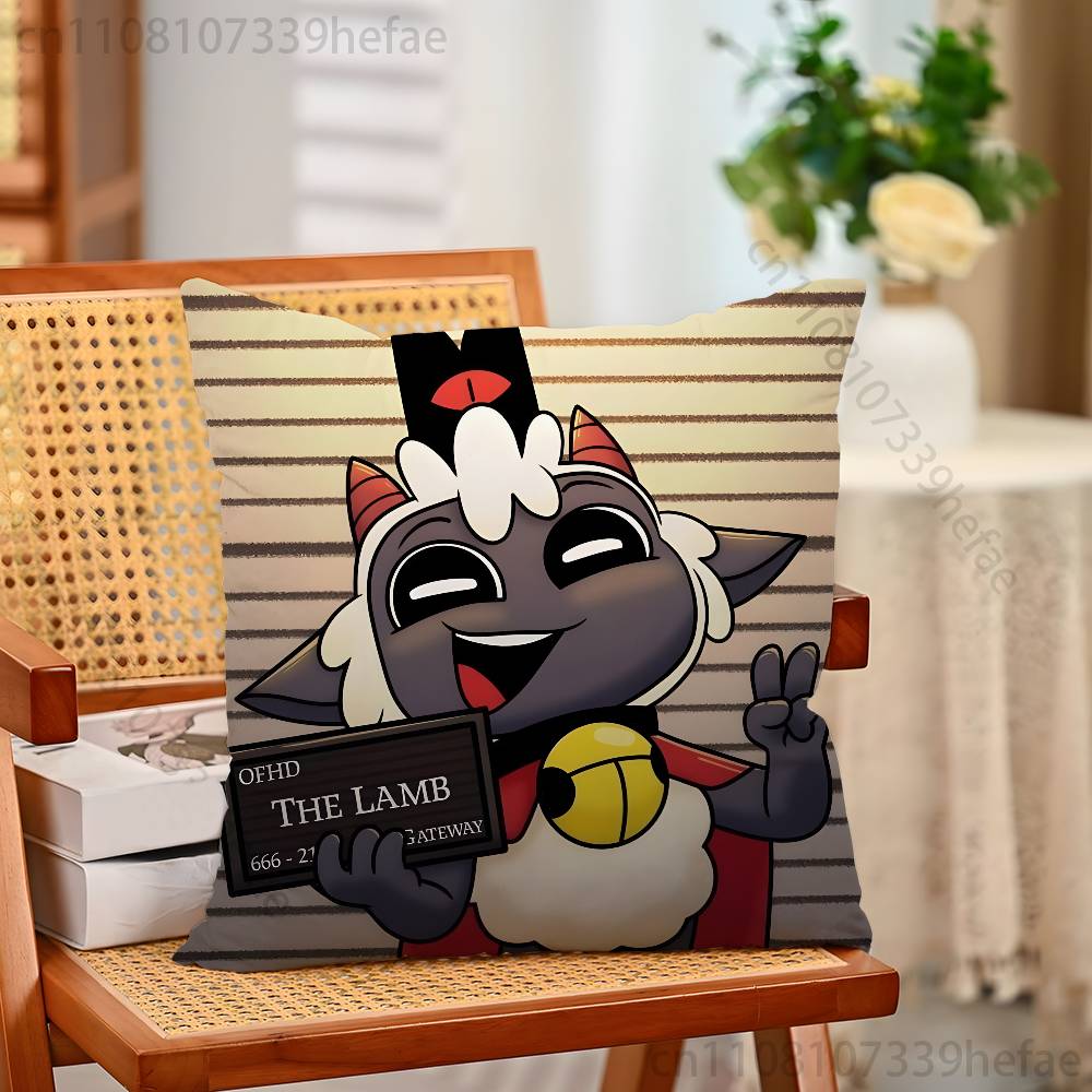 CCult of the Lamb Game Pillow Cases for Bedroom Living Room Sofa Home Decor Polyester Cushion Cover with Zipper 30x30cm
CCult of the Lamb Game Pillow Cases for Bedroom Living Room Sofa Home Decor Polyester Cushion Cover with Zipper 30x30cm