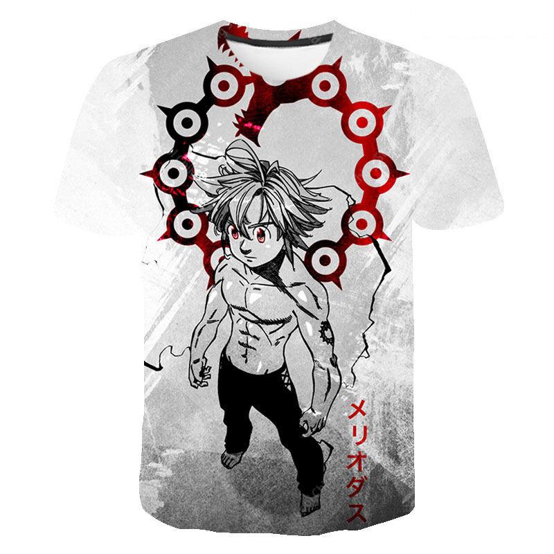 Seven Deadly Sins Cartoon Anime Game Print Summer T Shirt Fashion Kids Casual Boys Girls Round Neck Parent child clothing Top 100
Seven Deadly Sins Cartoon Anime Game Print Summer T Shirt Fashion Kids Casual Boys Girls Round Neck Parent child clothing Top 100