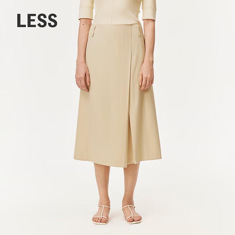 LESS 2024 Spring Wool Blend A-Line Midi Skirt L
LESS 2024 Spring Wool Blend A-Line Midi Skirt L