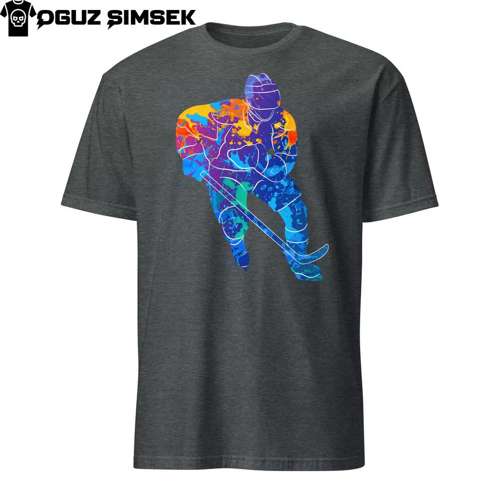 Abstract Colorful Silhouette Hockey Player T-shirt | Athlete Design Tee Shirt S
Abstract Colorful Silhouette Hockey Player T-shirt | Athlete Design Tee Shirt S