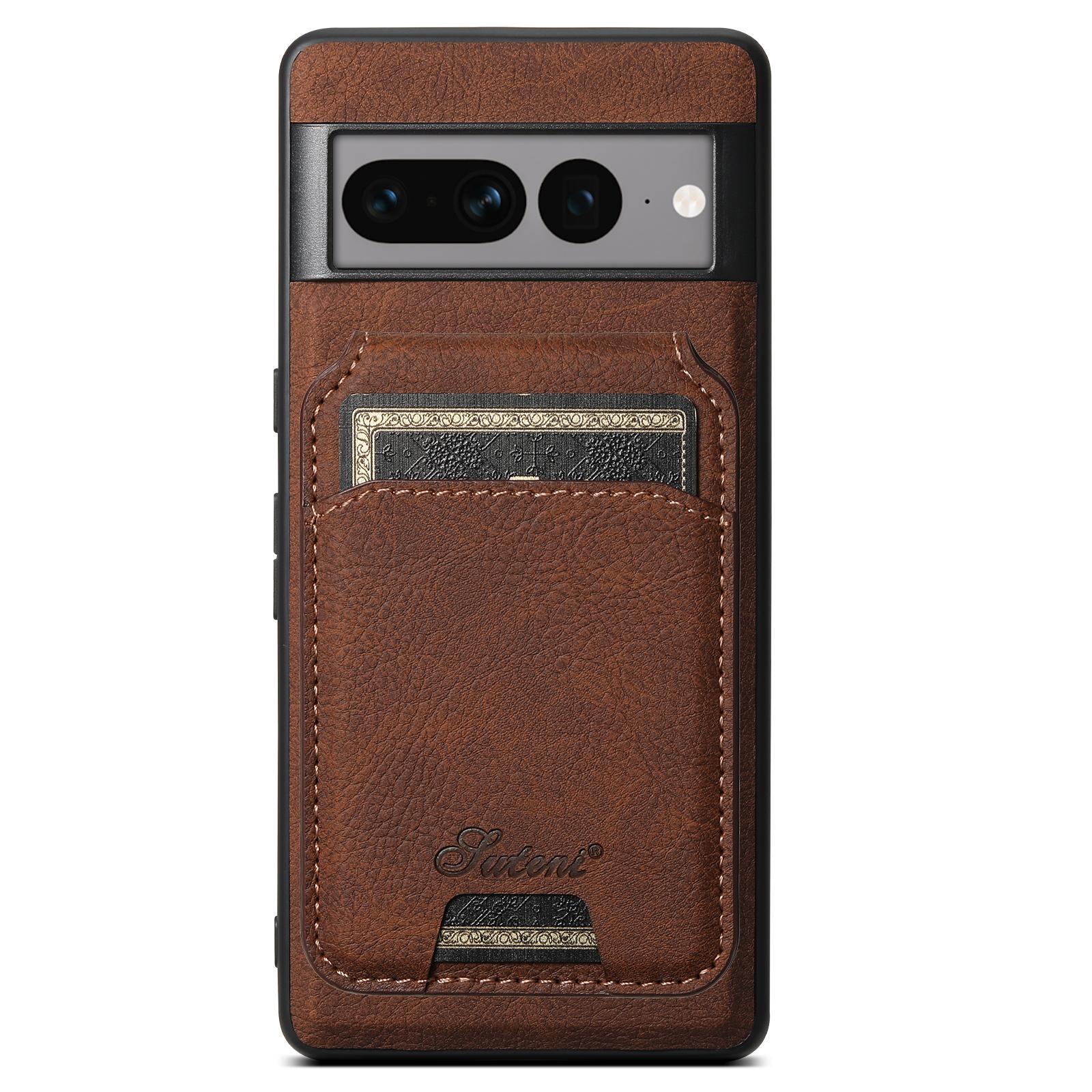 SUTENI H16 For Google Pixel 7 Pro 5G Magnetic Detachable Anti-drop Cover PU+TPU Cell Phone Case Brown
SUTENI H16 For Google Pixel 7 Pro 5G Magnetic Detachable Anti-drop Cover PU+TPU Cell Phone Case Brown