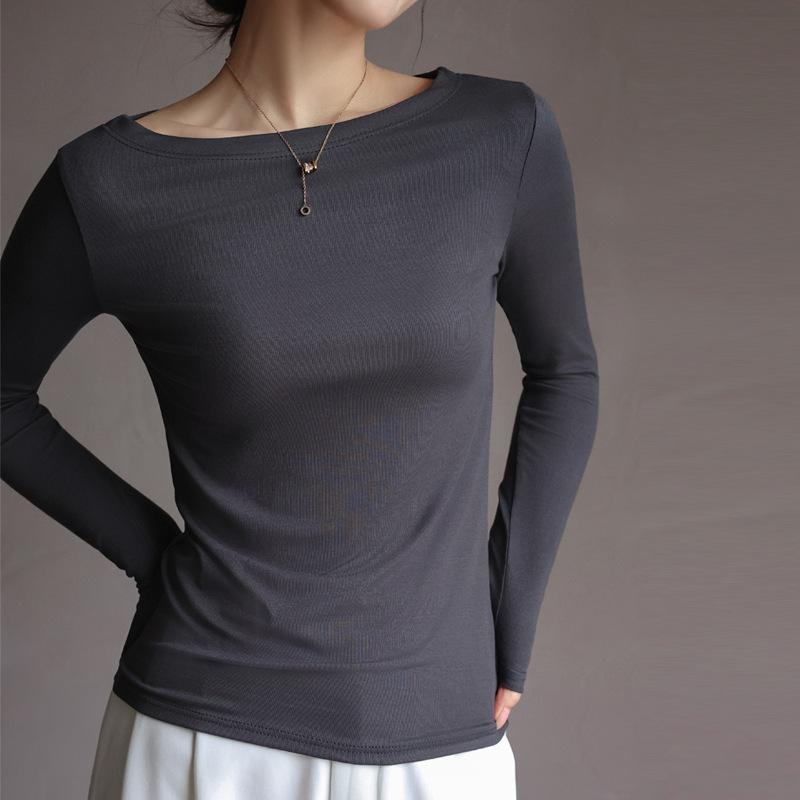 Модальний светр з коміром-стійкою для осінньо-зимового носінняЖіноча приталена футболка з довгим рукавомБілий мінімалістичний базовий топ XL темно-сірий колір
Модальний светр з коміром-стійкою для осінньо-зимового носінняЖіноча приталена футболка з довгим рукавомБілий мінімалістичний базовий топ XL темно-сірий колір