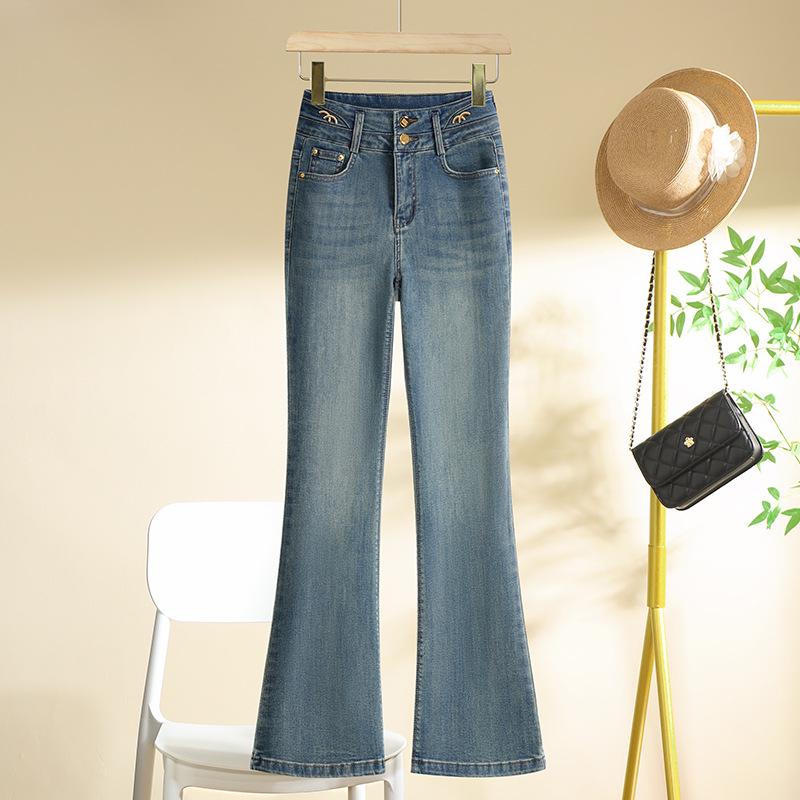 Women s High-Waisted Micro-Flared Jeans - New Spring/Autumn 2024 Retro Slimming Style 26
Women s High-Waisted Micro-Flared Jeans - New Spring/Autumn 2024 Retro Slimming Style 26