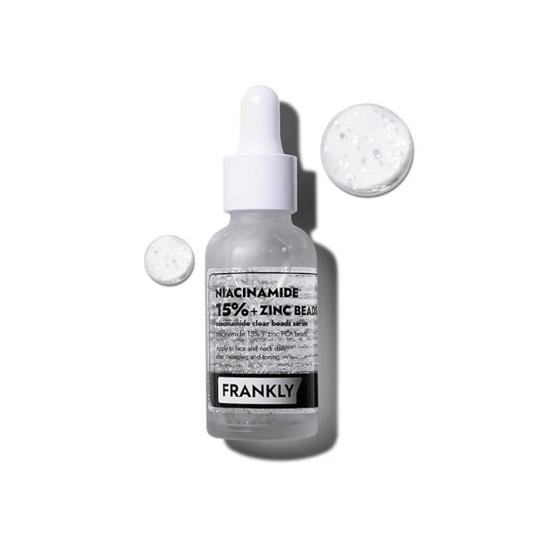 FRANKLY Niacinamide 15% + Zinc Beads Serum 30 ml - serum do twarzy przeciw niedoskonałościom
FRANKLY Niacinamide 15% + Zinc Beads Serum 30 ml - serum do twarzy przeciw niedoskonałościom