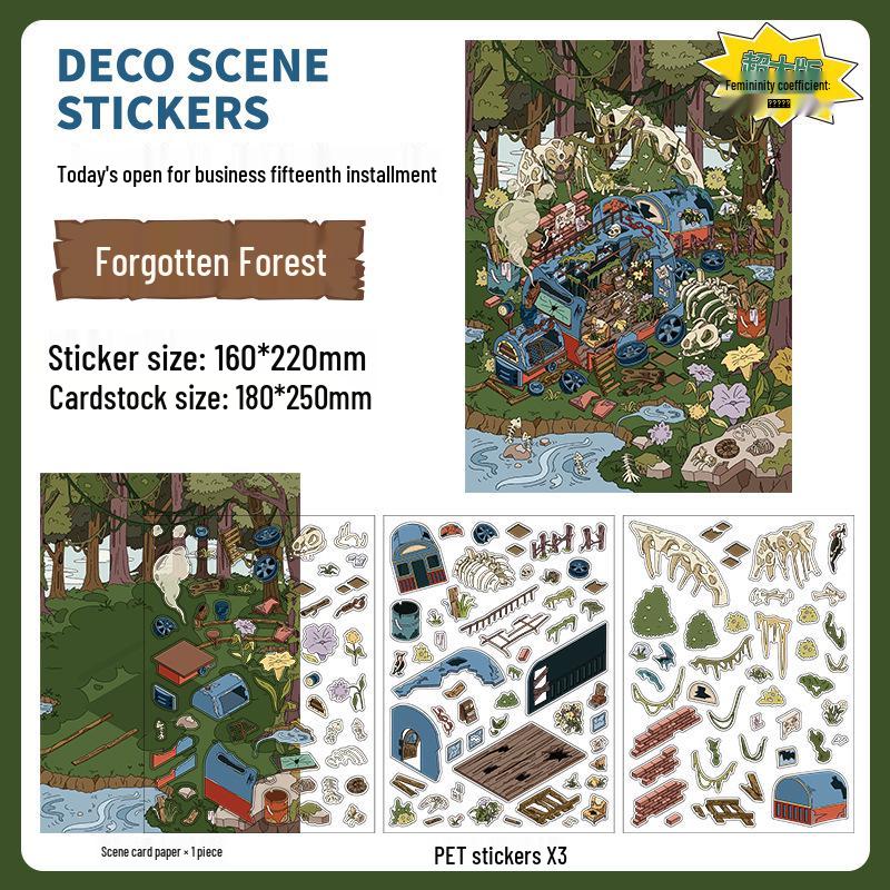 Infeel.Me 2.5D Miniature Landscaping Kids Quiet Journal Stickers, Issue 15
Infeel.Me 2.5D Miniature Landscaping Kids Quiet Journal Stickers, Issue 15
