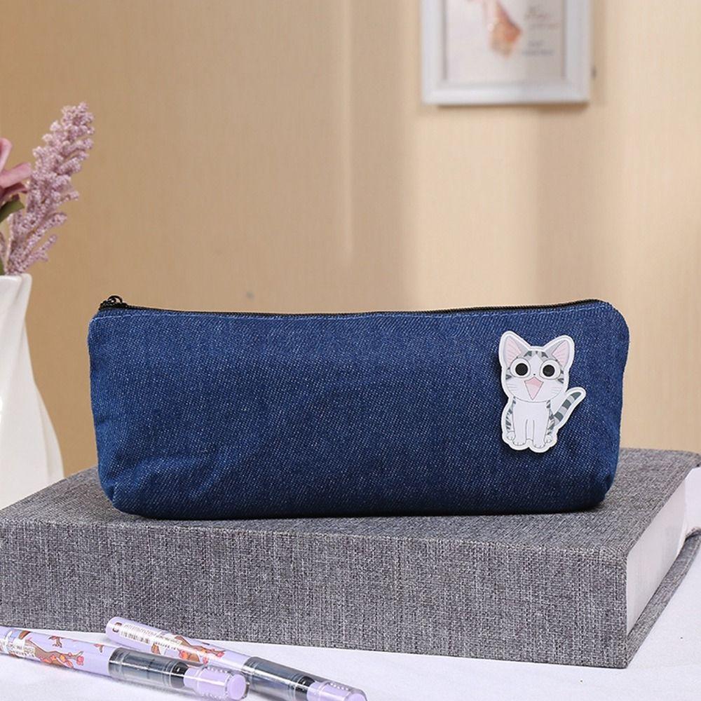 Korean Style Cartoon Pencil Case Large Capacity Pencil Storage Bag School Supplies темно-синий
Korean Style Cartoon Pencil Case Large Capacity Pencil Storage Bag School Supplies темно-синий