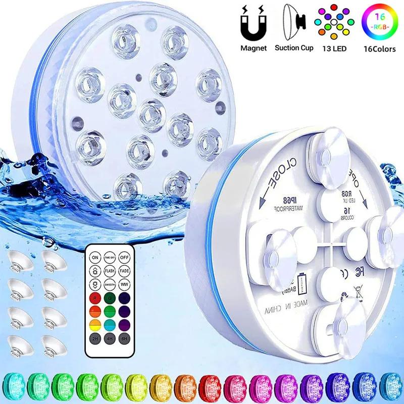 Upgrade Submersible Light IP68 Underwater LED Night Light Pool Light for Outdoor Vase Fish Tank Pond Disco Wedding Party 7CM
Upgrade Submersible Light IP68 Underwater LED Night Light Pool Light for Outdoor Vase Fish Tank Pond Disco Wedding Party 7CM