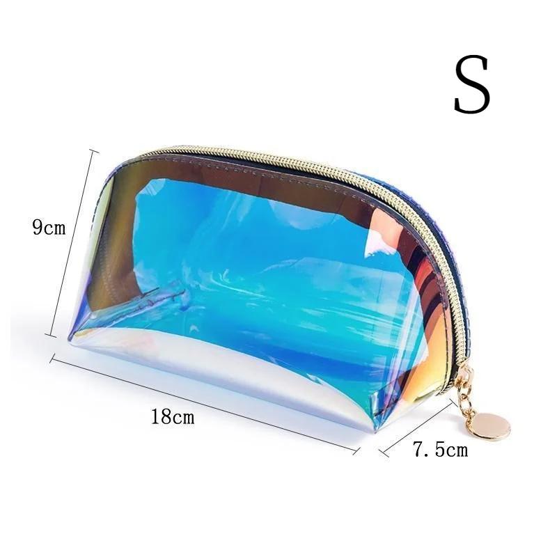 Laser Cosmetic Bag Ins Style Korean Cosmetics Semicircle Travel Makeup Bag Portable Dumpling Shaped Transparent Wash Brush Bag
Laser Cosmetic Bag Ins Style Korean Cosmetics Semicircle Travel Makeup Bag Portable Dumpling Shaped Transparent Wash Brush Bag