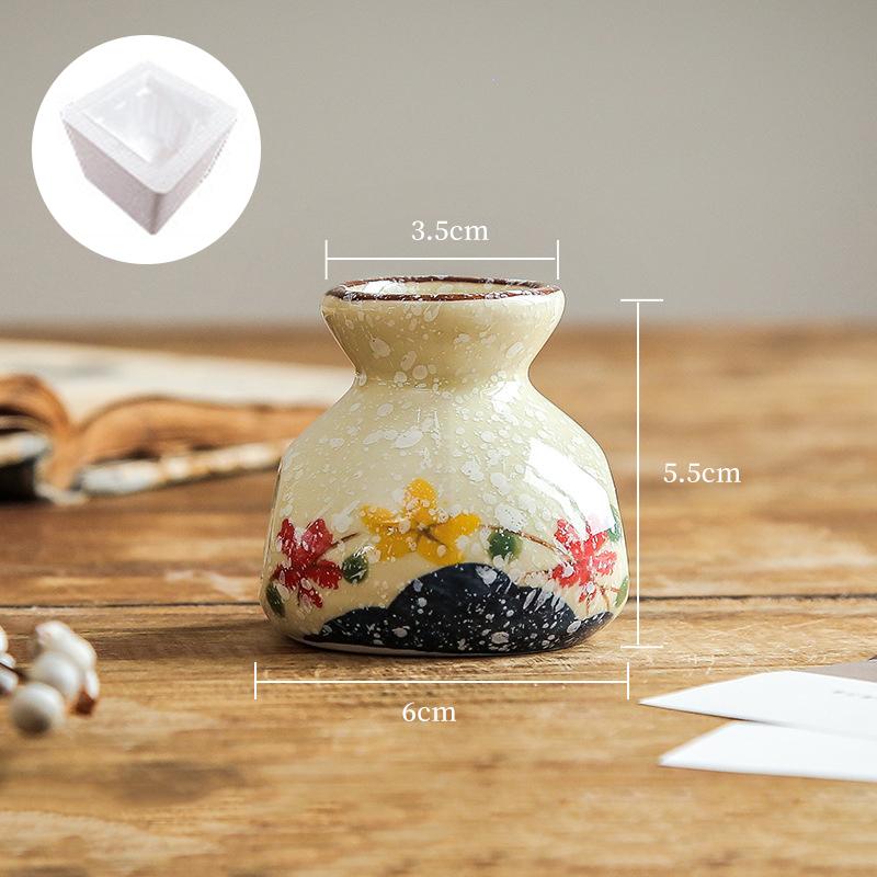 Japanese Ceramic Toothpick Holder Fruit Picks Container Jar Box Flower Vase Retro Small Vases Decor Toothpick Dispenser Box as the picture
Japanese Ceramic Toothpick Holder Fruit Picks Container Jar Box Flower Vase Retro Small Vases Decor Toothpick Dispenser Box as the picture