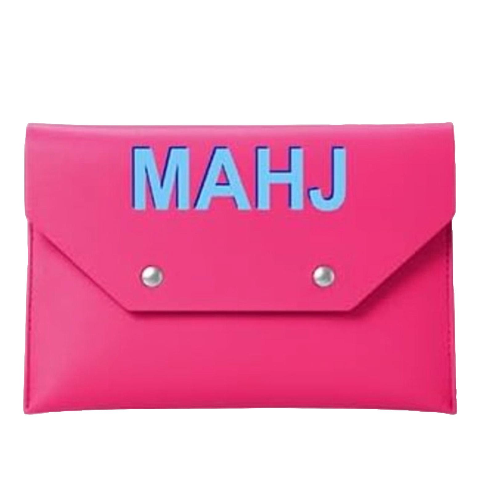 Portable Mahjong Tile Storage Case PU Leather Card Holder Organizer with Secure Button Closure for Game Accessories S
Portable Mahjong Tile Storage Case PU Leather Card Holder Organizer with Secure Button Closure for Game Accessories S