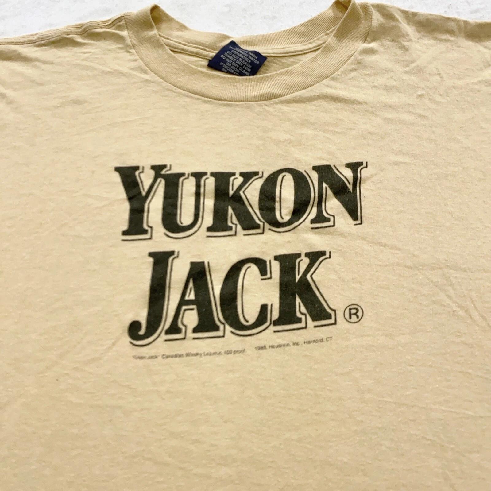 vintage 80s YUKON JACK WHISKEY T-Shirt MEDIUM soft thin alcohol XL
vintage 80s YUKON JACK WHISKEY T-Shirt MEDIUM soft thin alcohol XL