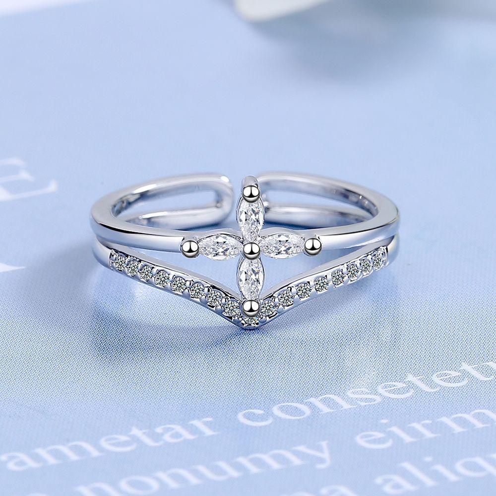 New 925 Sterling Silver Ring Heart Adjustable Simplicity Fashion Exquisite Student Girlfriend Jewelry Accessories Wedding Party resizable
New 925 Sterling Silver Ring Heart Adjustable Simplicity Fashion Exquisite Student Girlfriend Jewelry Accessories Wedding Party resizable