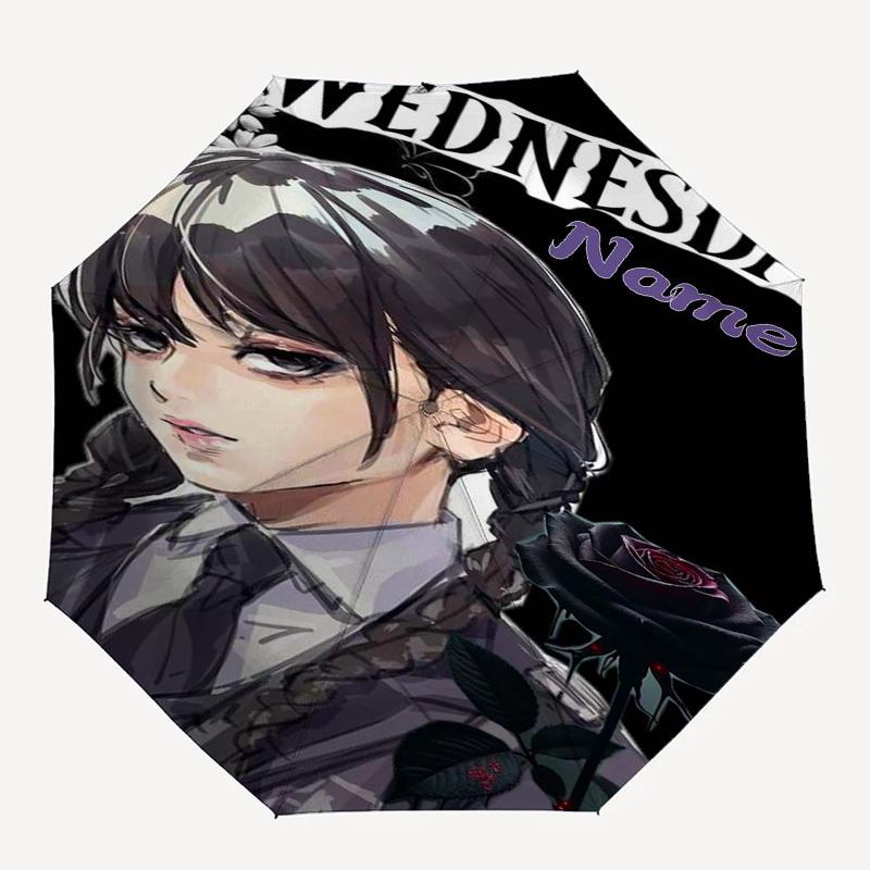 1pc Wednesday Name custom umbrella Automatic Open/Close, 8-Rib Durable Frame Customizable Name/Text, Portable & Stylish for , 1032L
1pc Wednesday Name custom umbrella Automatic Open/Close, 8-Rib Durable Frame Customizable Name/Text, Portable & Stylish for , 1032L