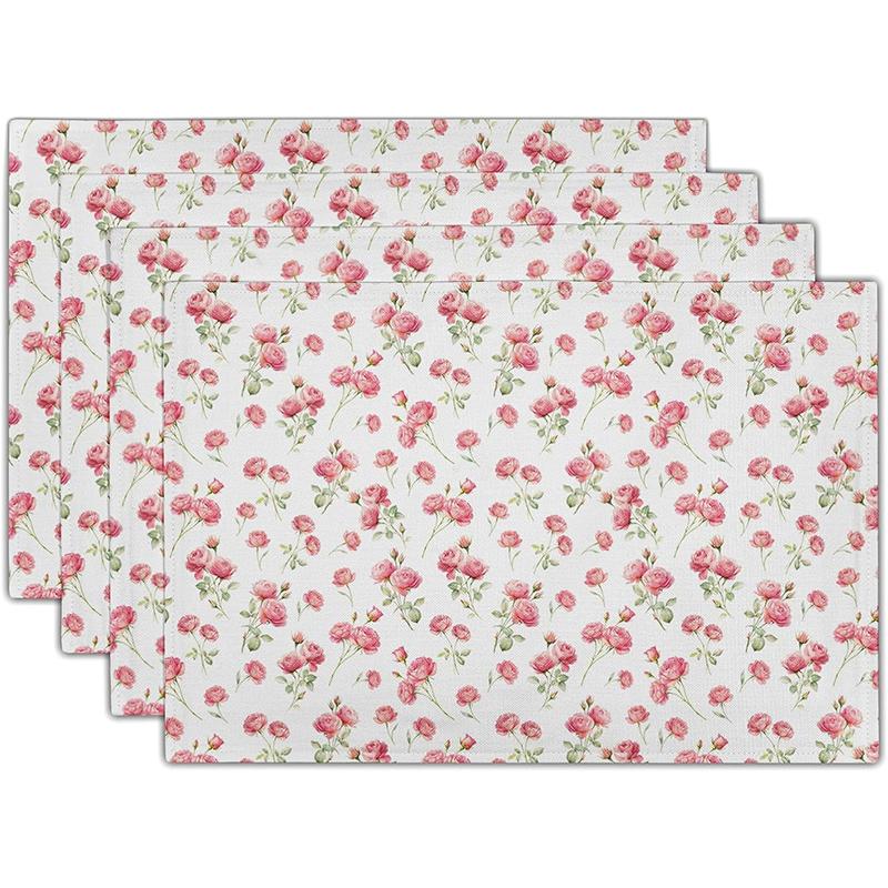 Vintage Floral Placemats Rustic Farmhouse Table Decor Non-Slip Heat Resistant Tableware Mat Spring Summer Home Decor Dinner Mat 4PC-30X45cm
Vintage Floral Placemats Rustic Farmhouse Table Decor Non-Slip Heat Resistant Tableware Mat Spring Summer Home Decor Dinner Mat 4PC-30X45cm