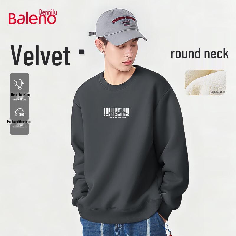 Baleno Men s Winter Fleece-Lined Round Neck Sweatshirt M
Baleno Men s Winter Fleece-Lined Round Neck Sweatshirt M