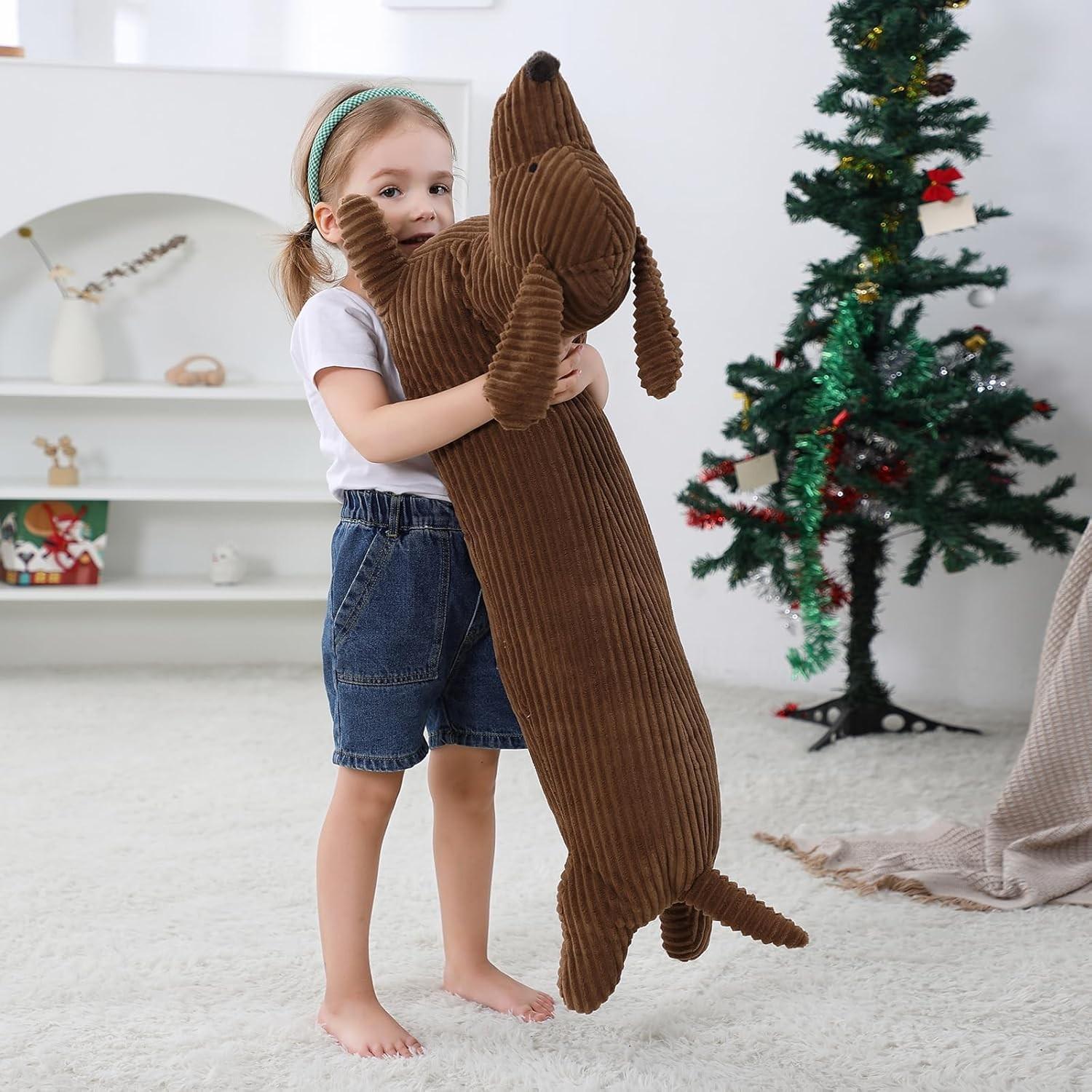 Dachshund Dog Stuffed Animal Plush, Long Weiner Dog Body Pillow, Cute Funny Large Dachshund Toys Plushies Decor Ideal Kids Gift 50cm
Dachshund Dog Stuffed Animal Plush, Long Weiner Dog Body Pillow, Cute Funny Large Dachshund Toys Plushies Decor Ideal Kids Gift 50cm