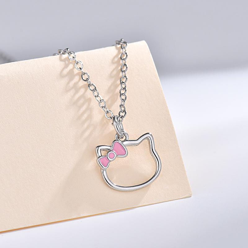Korean Style Cute Hello Kitty Necklace for Women - Cartoon Pendant Birthday Gift
Korean Style Cute Hello Kitty Necklace for Women - Cartoon Pendant Birthday Gift