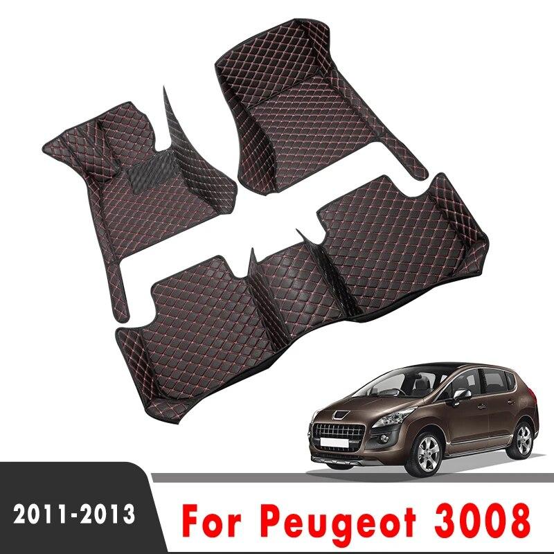 Автомобильные ковры для Peugeot 3008 2013 2012 2011 Автомобильные коврики из искусственной кожи Водонепроницаемые аксессуары для интерьера на заказ Подушечки для ног
Автомобильные ковры для Peugeot 3008 2013 2012 2011 Автомобильные коврики из искусственной кожи Водонепроницаемые аксессуары для интерьера на заказ Подушечки для ног