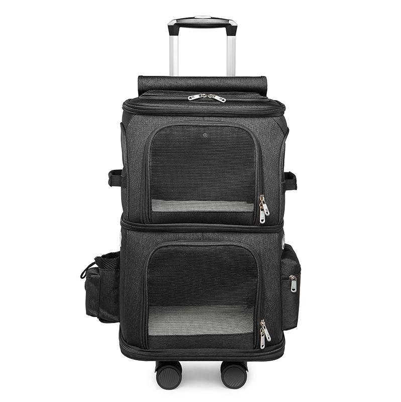 Double Layer Cat Bag Convenient Cat Backpack Trolley Case Light Cats Carrier Transporters Travel Outdoor Cats Pet Moving Handbag чёрный
Double Layer Cat Bag Convenient Cat Backpack Trolley Case Light Cats Carrier Transporters Travel Outdoor Cats Pet Moving Handbag чёрный