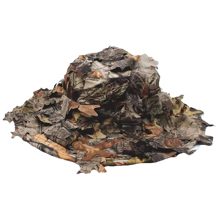 Кепка-ведро с имитацией увядшего листа настоящего дерева, охотничья шляпа 
Кепка-ведро с имитацией увядшего листа настоящего дерева, охотничья шляпа