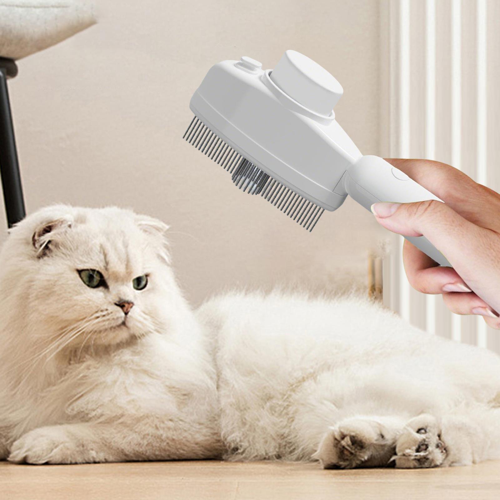 Cat Steam Brush With Refillable Liquid Tank Electric Spray Pet Grooming Comb Rechargeable Hair Remover Comb For Tangled Hair China Mainland
Cat Steam Brush With Refillable Liquid Tank Electric Spray Pet Grooming Comb Rechargeable Hair Remover Comb For Tangled Hair China Mainland