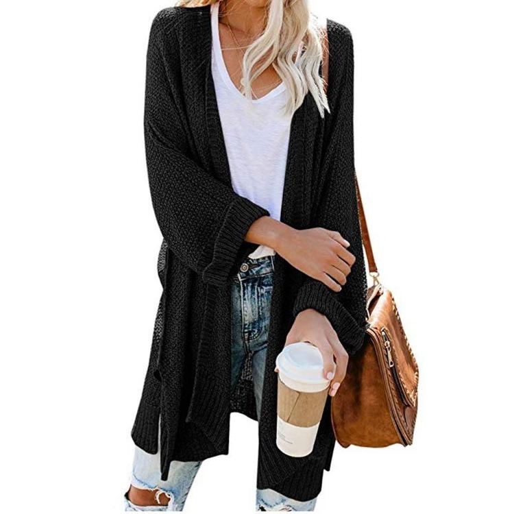 Open Front Knit Cardigan With Pockets Womens Loose 3 4 Sleeve Sweater Coat Outerwear S чёрный
Open Front Knit Cardigan With Pockets Womens Loose 3 4 Sleeve Sweater Coat Outerwear S чёрный