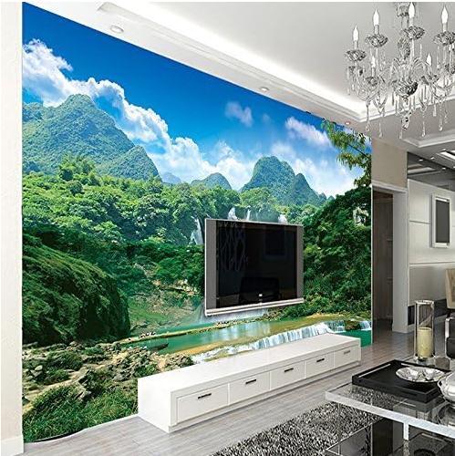 Mural Waterfall Wallpaper Landscape Background Wall Mural Living Room Bedroom Home Decoration Mural 200 cm(W) x 140 cm(H)
Mural Waterfall Wallpaper Landscape Background Wall Mural Living Room Bedroom Home Decoration Mural 200 cm(W) x 140 cm(H)