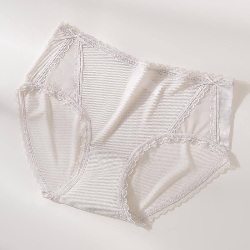 Women s Spring and Summer Thin Sexy Lace Edge Mesh 5A Bacteriostatic Breathable Mid Waist Briefs L сірий
Women s Spring and Summer Thin Sexy Lace Edge Mesh 5A Bacteriostatic Breathable Mid Waist Briefs L сірий