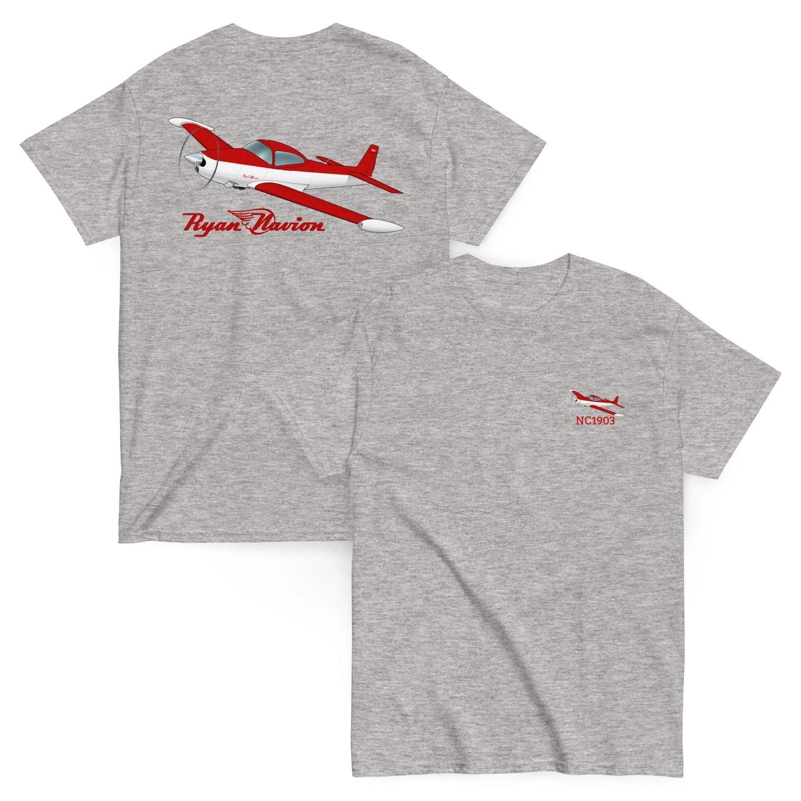 Ryan Navion Airplane T-shirt - Personalized with Your N# - Back & Front L
Ryan Navion Airplane T-shirt - Personalized with Your N# - Back & Front L