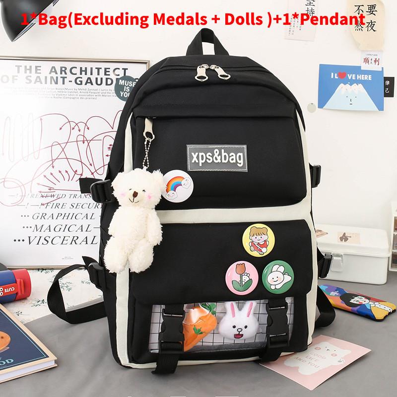 Casual Travel Backpack For Girls With Expandable Storage And Comfortable Cushioned Straps Black No Pendant
Casual Travel Backpack For Girls With Expandable Storage And Comfortable Cushioned Straps Black No Pendant