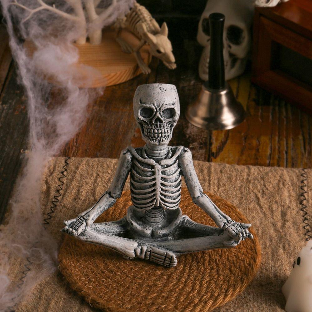 Resin Halloween Yoga Skull Sculpture Funny Yoga Skeleton Figurine Bar Home Decor 16cm
Resin Halloween Yoga Skull Sculpture Funny Yoga Skeleton Figurine Bar Home Decor 16cm