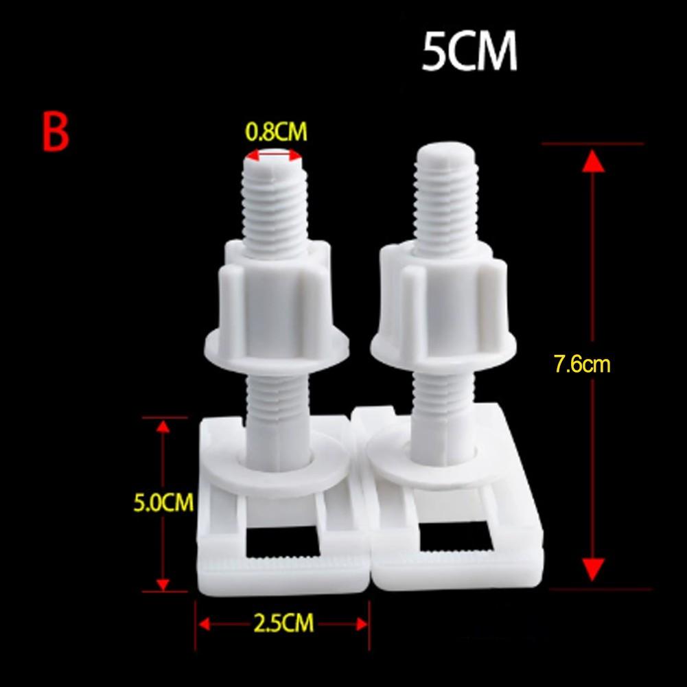 Пластиковые болты Винты для петель унитаза Белые 2*Шайбы Аксессуары B
Пластиковые болты Винты для петель унитаза Белые 2*Шайбы Аксессуары B