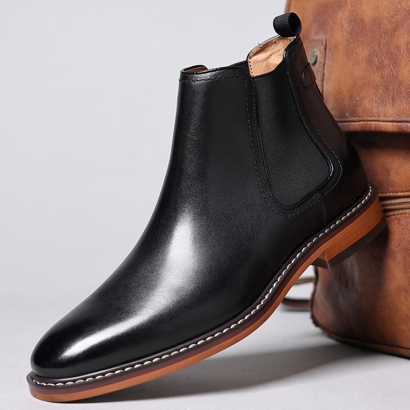 Fashion Brand Men s Chelsea Boots Genuine Cow Leather Handmade Boot Shoes Work Shoes For Formal Dress Wedding Business Party New 38 чёрный
Fashion Brand Men s Chelsea Boots Genuine Cow Leather Handmade Boot Shoes Work Shoes For Formal Dress Wedding Business Party New 38 чёрный