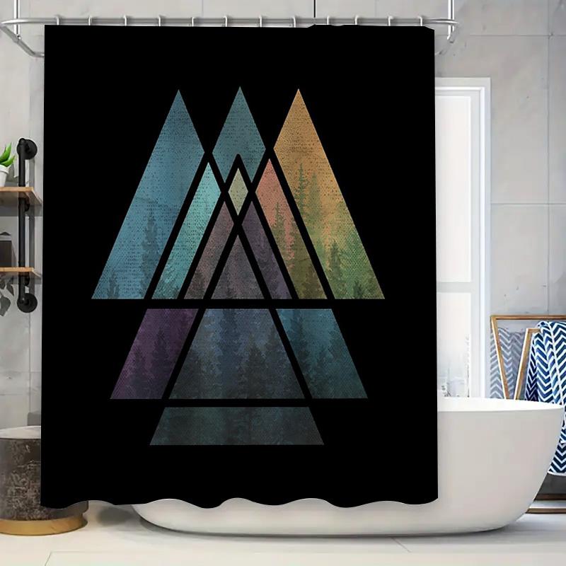 Boho Shower Curtain Nature Mountain Forest Scenic Backdrop Washable Bathroom Decor W60H190(CM)-1 Pcs
Boho Shower Curtain Nature Mountain Forest Scenic Backdrop Washable Bathroom Decor W60H190(CM)-1 Pcs
