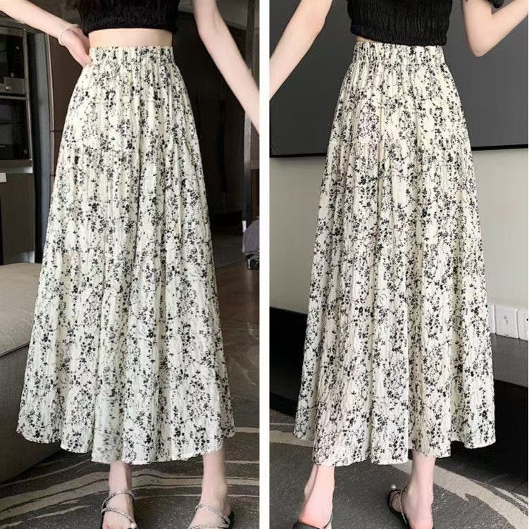 Summer Chiffon Floral High-Waist Slim Fit Midi Skirt - Versatile A-Line Flared Design Elegant Tiered Ruffles Breathable Lightweight Fabric XL
Summer Chiffon Floral High-Waist Slim Fit Midi Skirt - Versatile A-Line Flared Design Elegant Tiered Ruffles Breathable Lightweight Fabric XL