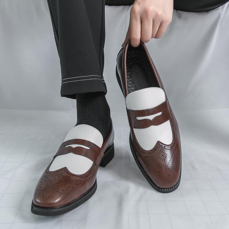 Мужские черные лоферы кожаные туфли формальные деловые туфли свадебное платье выпускной броги мозаичные контрастные туфли увеличенного размера EU:46 коричневый
Мужские черные лоферы кожаные туфли формальные деловые туфли свадебное платье выпускной броги мозаичные контрастные туфли увеличенного размера EU:46 коричневый