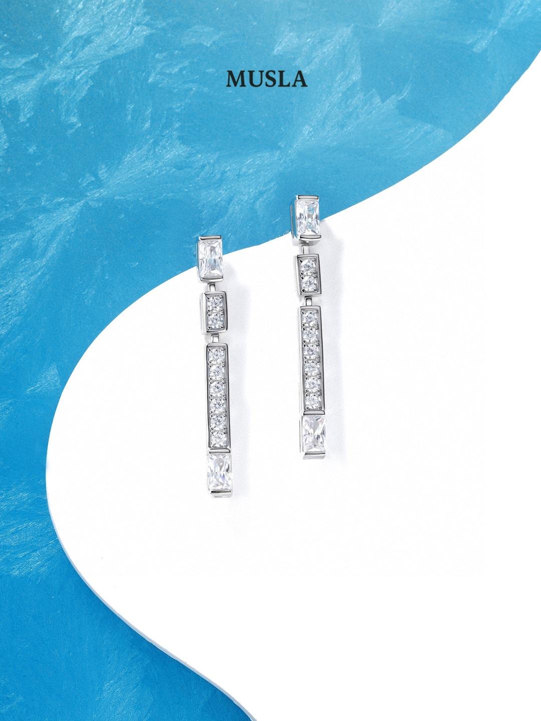 Серьги-пусеты Musla Design Jewelry для женщин, серьги из стерлингового серебра 925 пробы, серьги-капли в виде веера с цирконом, модные
Серьги-пусеты Musla Design Jewelry для женщин, серьги из стерлингового серебра 925 пробы, серьги-капли в виде веера с цирконом, модные