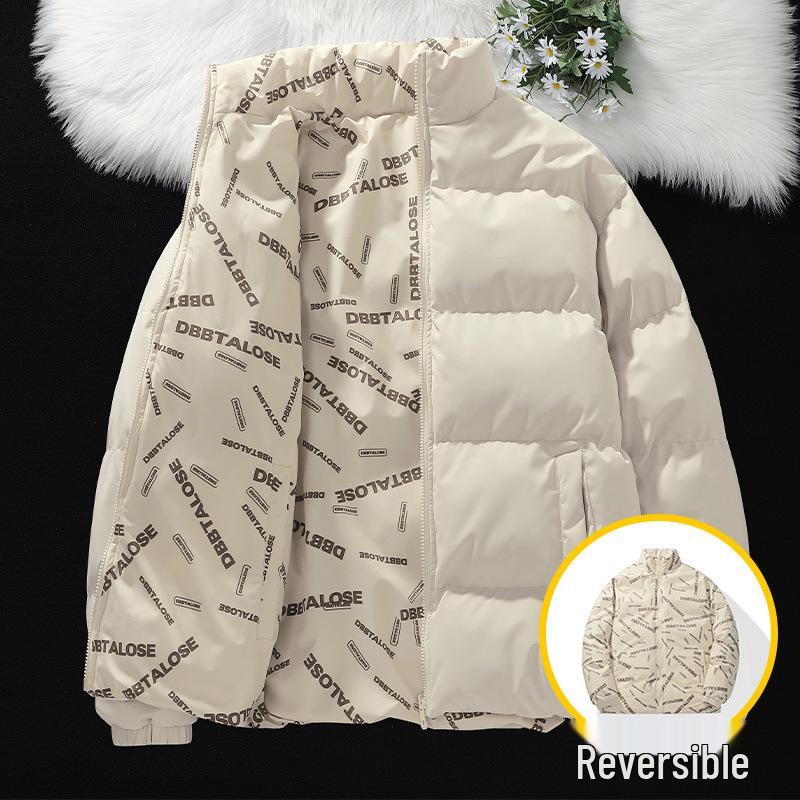 Men s Double-Sided Cotton Stand Collar Puffer Jacket - Warm, Windproof, Cold Protection, Casual Winter Outerwear. M хакі
Men s Double-Sided Cotton Stand Collar Puffer Jacket - Warm, Windproof, Cold Protection, Casual Winter Outerwear. M хакі