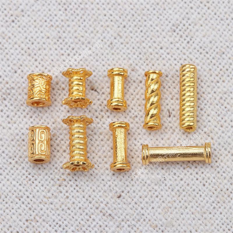 S925 Silver Cylindrical Passepartout Beads Diy Beaded Accessories Spacer Crystal Bracelet Accessories Braided Rope Material Beads
S925 Silver Cylindrical Passepartout Beads Diy Beaded Accessories Spacer Crystal Bracelet Accessories Braided Rope Material Beads