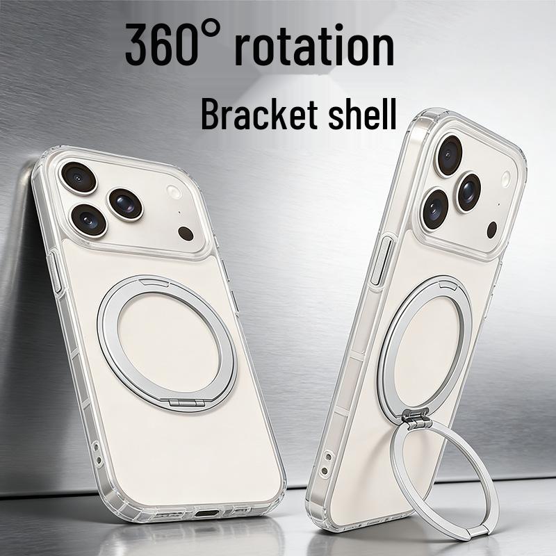 360° Rotating Stand for iPhone 13-17 Pro Max Case, Transparent Drop-proof Design iPhone 17 Air
360° Rotating Stand for iPhone 13-17 Pro Max Case, Transparent Drop-proof Design iPhone 17 Air