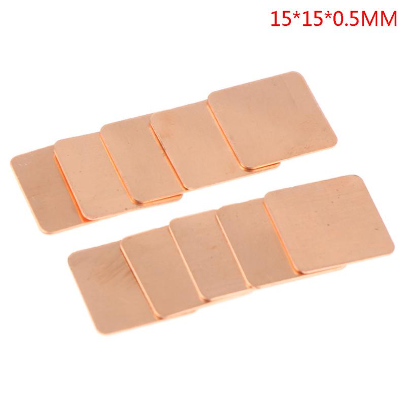 10Pcs Thermal Pads 15X15Mm Copper Gpu Thermal Pads Copper Shim Heatsink For Laptop Cooling Cpu Heatsink Sheet 15*15*0.5MM
10Pcs Thermal Pads 15X15Mm Copper Gpu Thermal Pads Copper Shim Heatsink For Laptop Cooling Cpu Heatsink Sheet 15*15*0.5MM