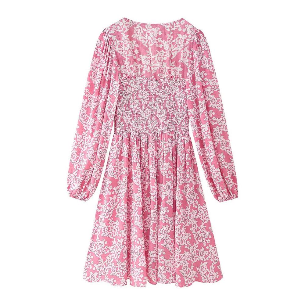 2025 Floral Print Elastic Waist Dress - Women s Spring/Summer Sweet Vacation Style L розовый
2025 Floral Print Elastic Waist Dress - Women s Spring/Summer Sweet Vacation Style L розовый