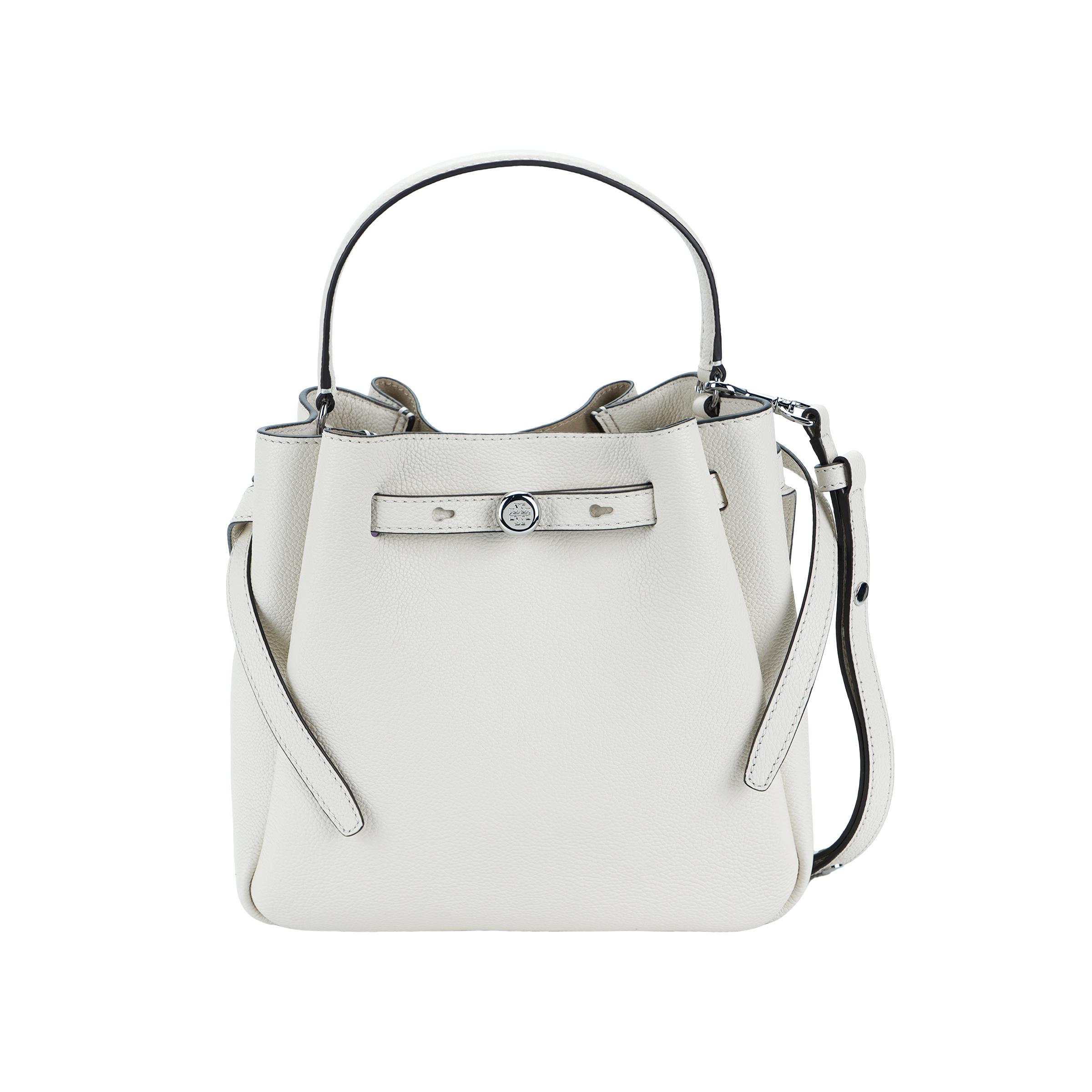 Tory Burch Romy Bucket Bag With Adjustable Detachable Shoulder Strap In Litchi Grain Leather Women bags White 166982-921 Basic Set (Bag+Dust Bag)
Tory Burch Romy Bucket Bag With Adjustable Detachable Shoulder Strap In Litchi Grain Leather Women bags White 166982-921 Basic Set (Bag+Dust Bag)