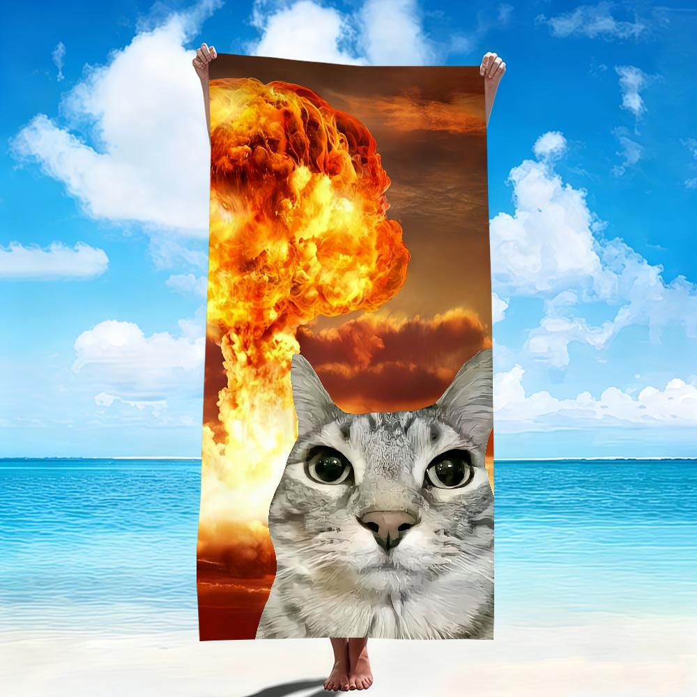 Cute cartoon funny cat meme abstract kitten Soft Beach Towels Quick Dry Pool Towel for Travel Gym bathing Spa Camp sport Gift W40*H60(CM)
Cute cartoon funny cat meme abstract kitten Soft Beach Towels Quick Dry Pool Towel for Travel Gym bathing Spa Camp sport Gift W40*H60(CM)